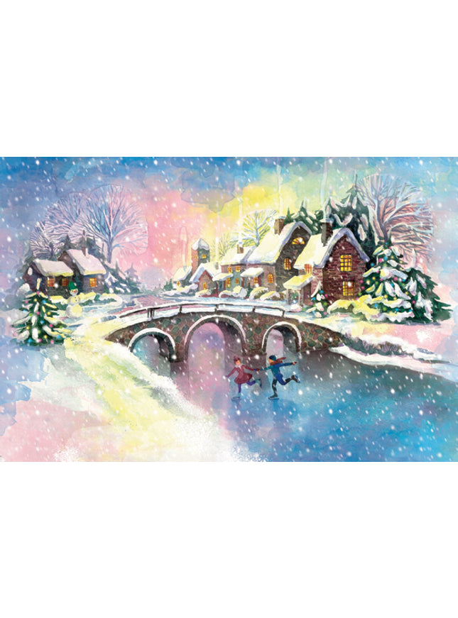 wenskaart winterlandschap (F13038)