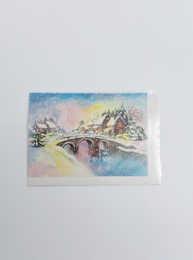 wenskaart winterlandschap (F13038)