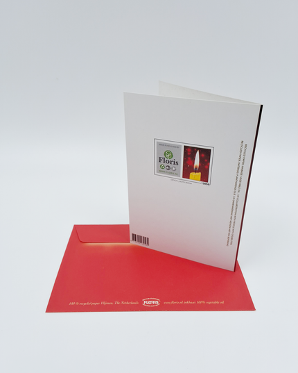 Greeting card candle strength holidays