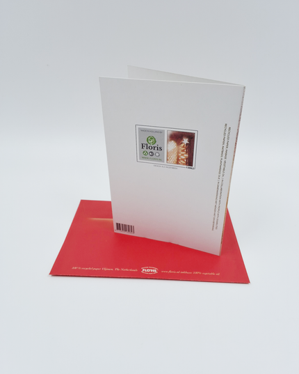 Greeting card window and star