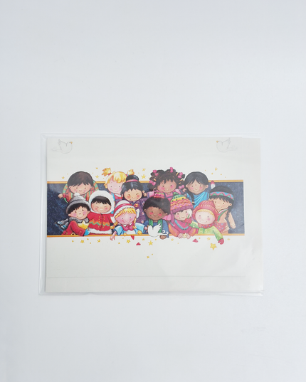 Christmas greeting card for children