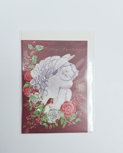 Wenskaart dieren, prettige feestdagen (F13099)