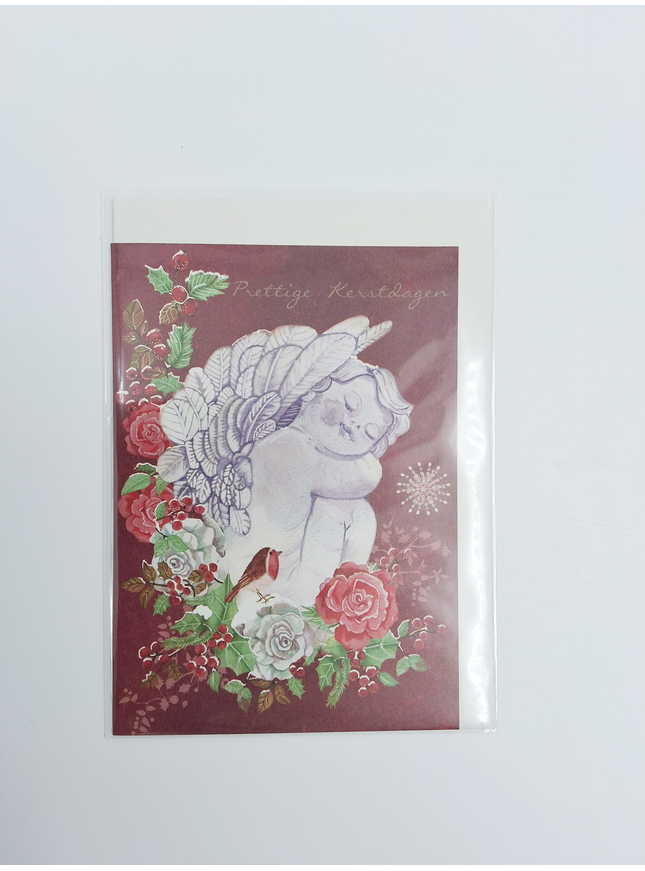 Wenskaart dieren, prettige feestdagen (F13099)