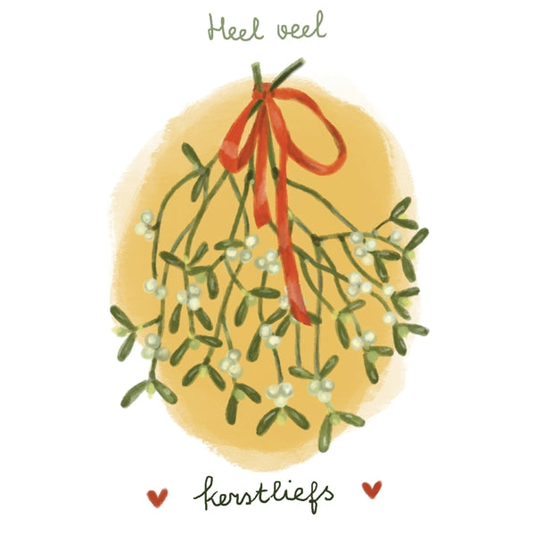 Wenskaart heel veel kerstliefs (F13105)