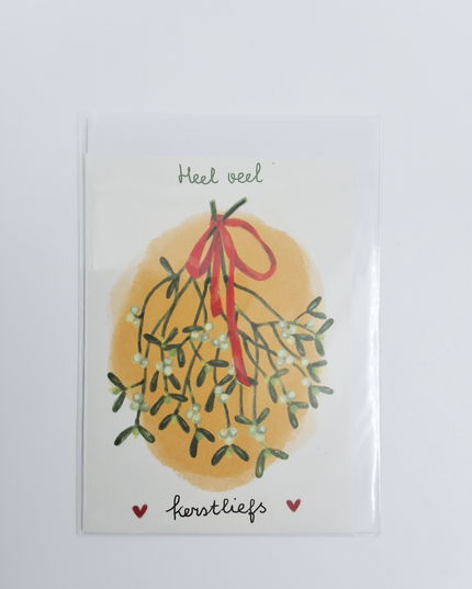Wenskaart heel veel kerstliefs (F13105)