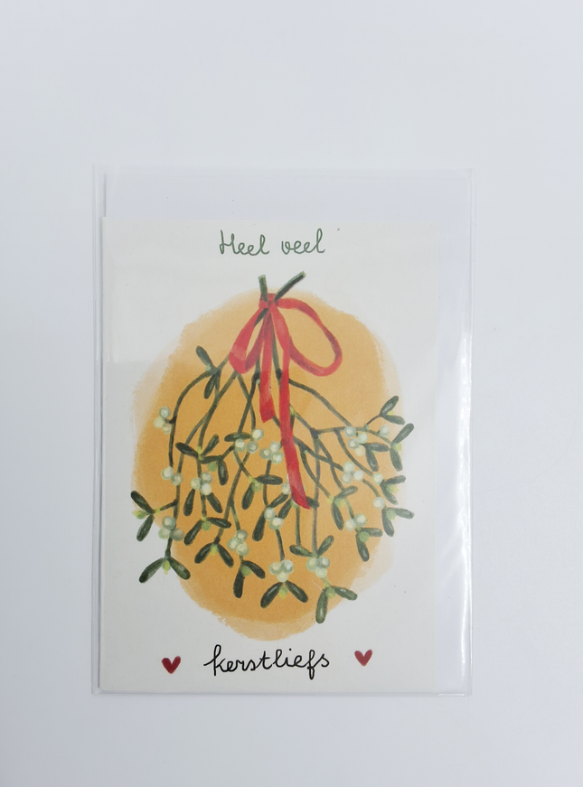 Wenskaart heel veel kerstliefs (F13105)