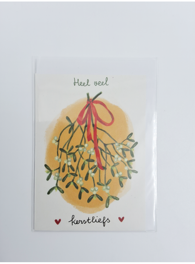 Wenskaart heel veel kerstliefs (F13105)