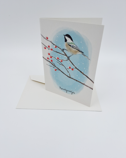 Wenskaart kerstgroetjes (F13106)