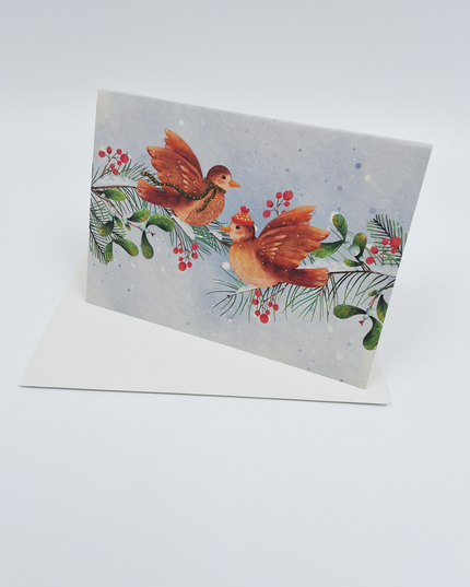 wenskaart vogeltjes (F13114)