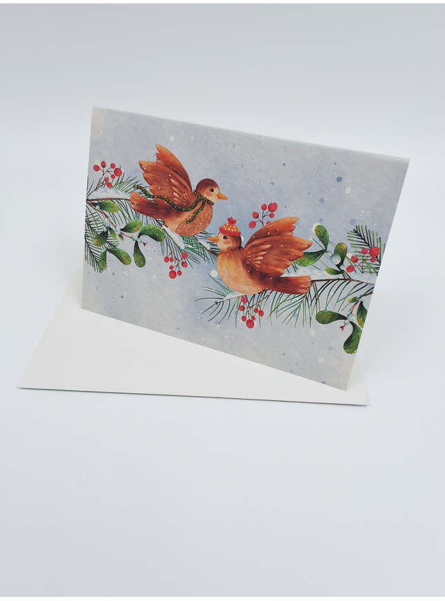 wenskaart vogeltjes (F13114)