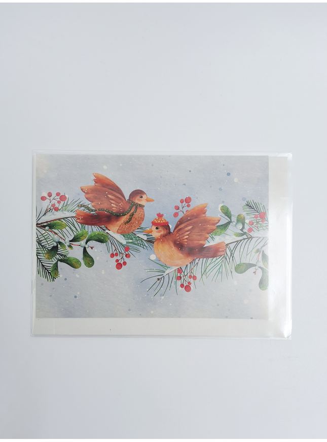 wenskaart vogeltjes (F13114)