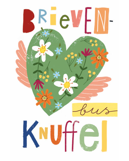 Wenskaart brievenbus knuffel (F15001)