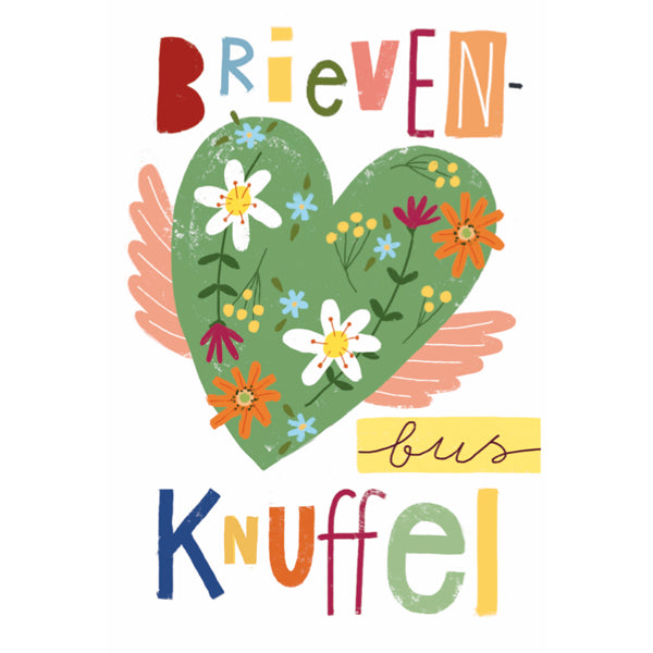 Wenskaart brievenbus knuffel (F15001)
