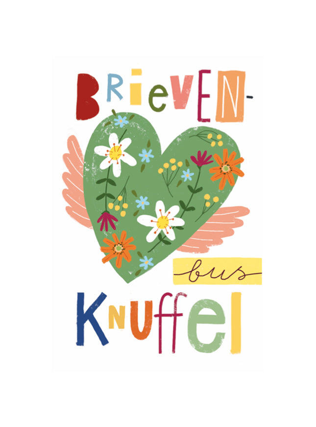 Wenskaart brievenbus knuffel (F15001)