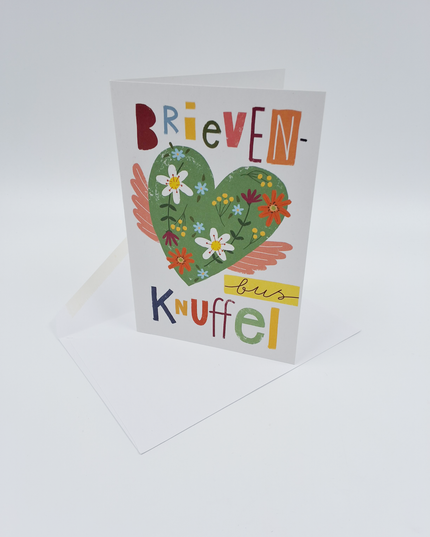 Wenskaart brievenbus knuffel (F15001)