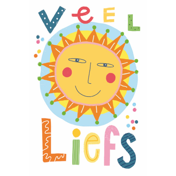 Wenskaart veel liefs (F15003)