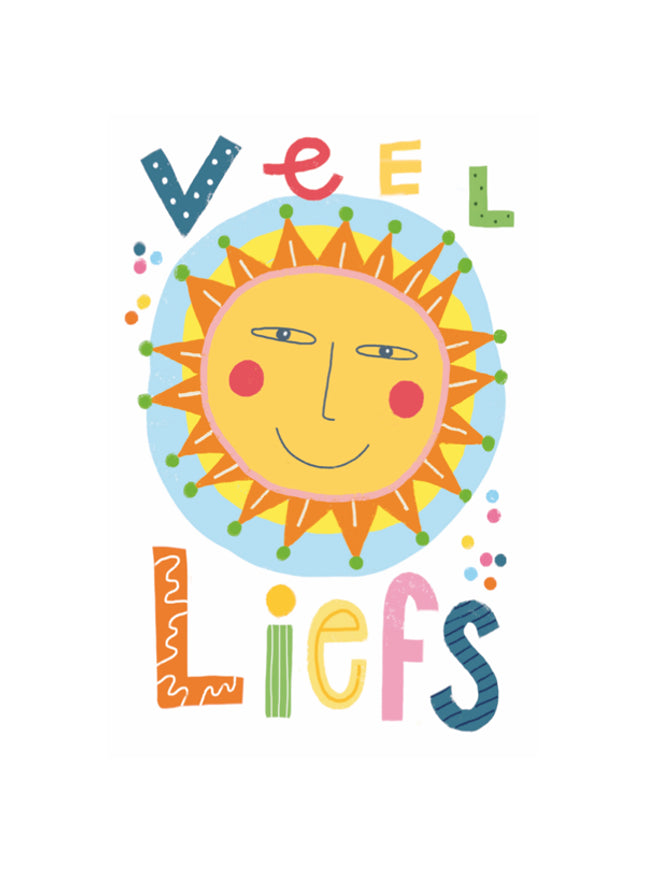 Wenskaart veel liefs (F15003)