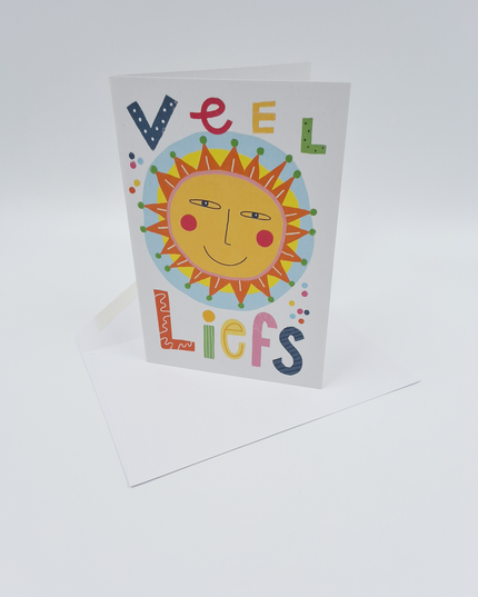 Wenskaart veel liefs (F15003)