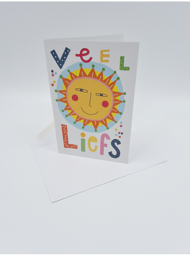 Wenskaart veel liefs (F15003)