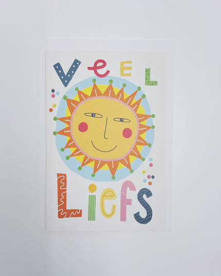 Wenskaart veel liefs (F15003)