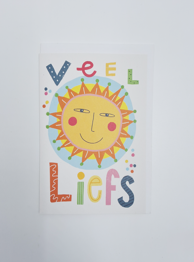 Wenskaart veel liefs (F15003)