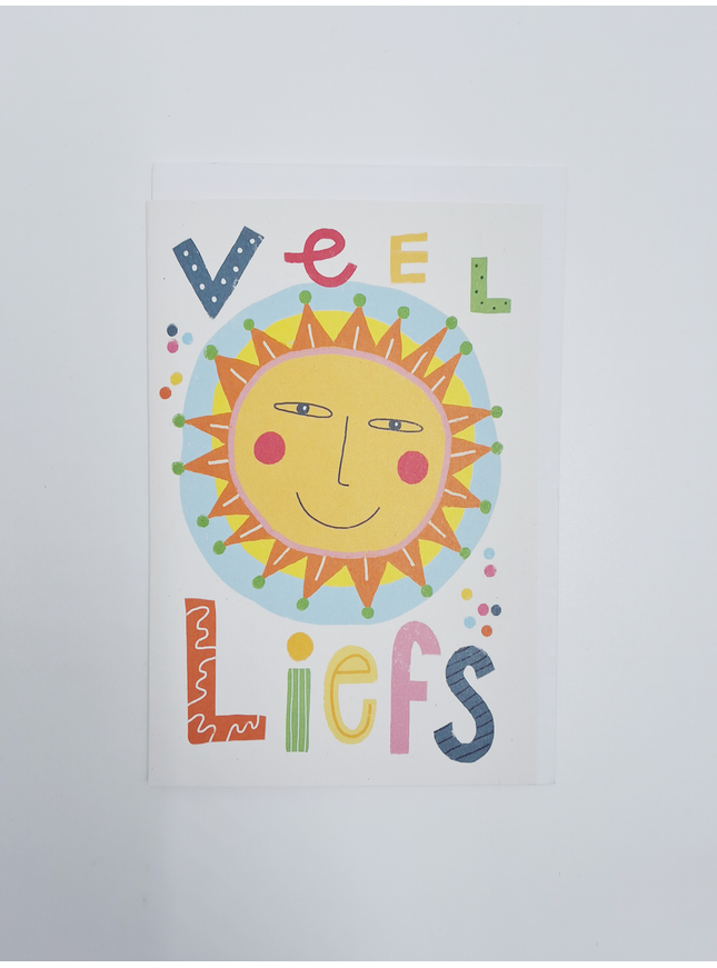 Wenskaart veel liefs (F15003)