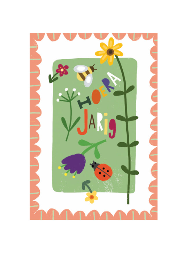 Carte de vœux joyeux anniversaire