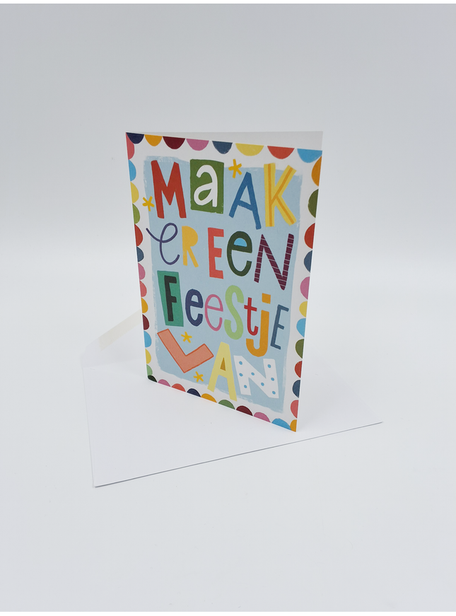 Greeting card Make it a party (F15012)