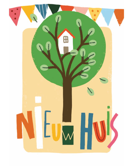 Wenskaart nieuw huis (F15013)