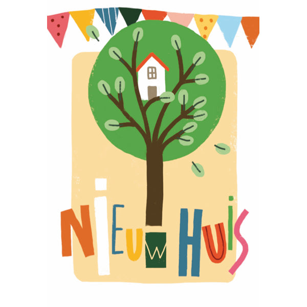 Wenskaart nieuw huis (F15013)