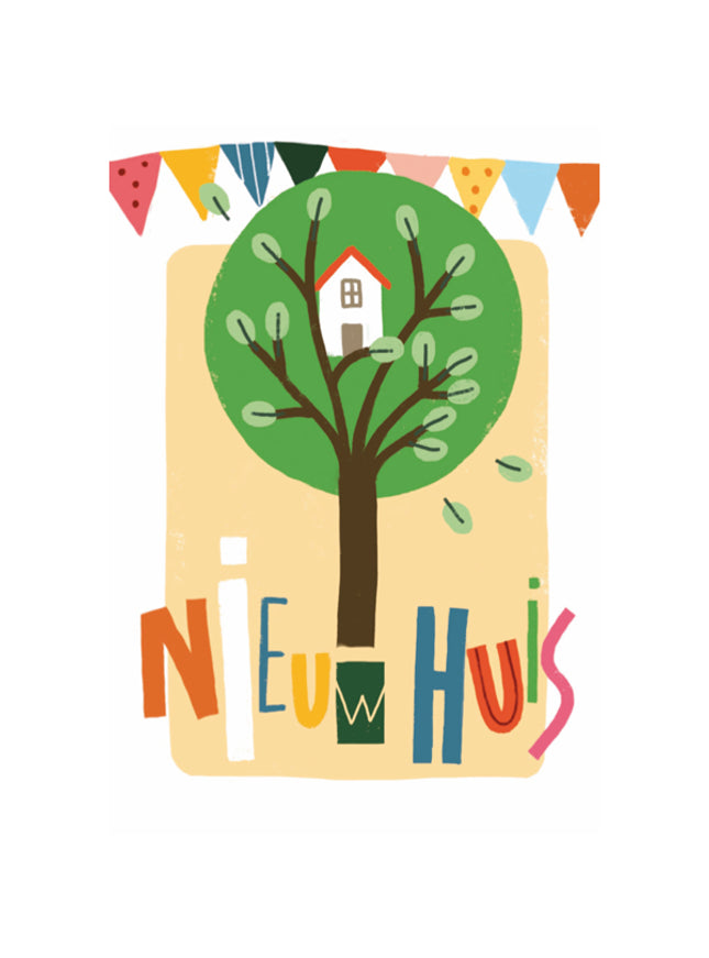 Wenskaart nieuw huis (F15013)