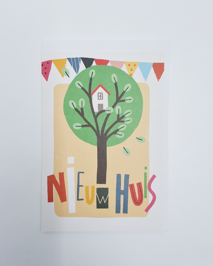 Wenskaart nieuw huis (F15013)