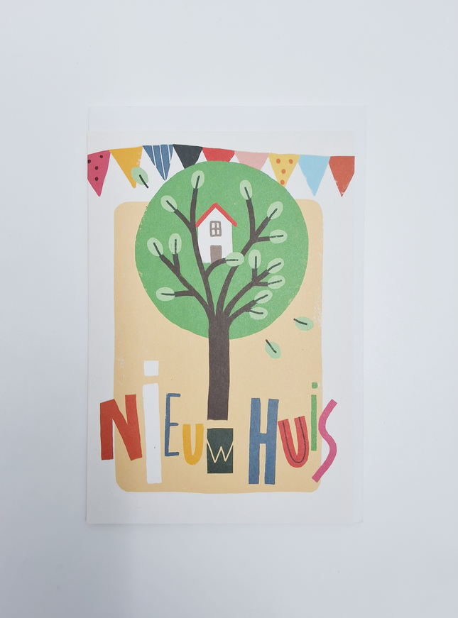 Wenskaart nieuw huis (F15013)