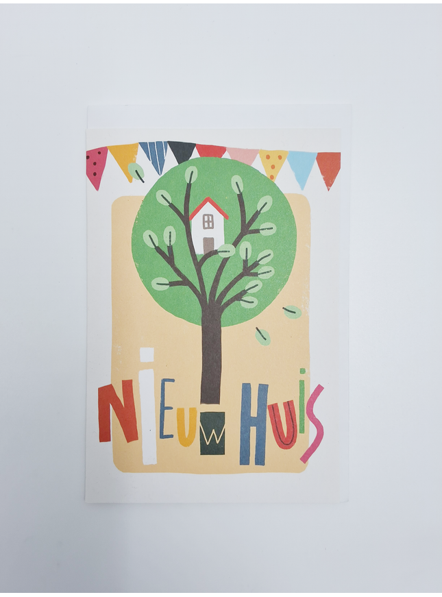 Wenskaart nieuw huis (F15013)