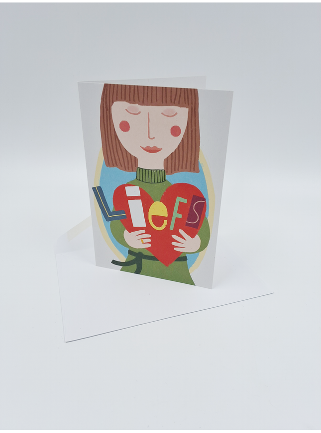 Greeting card love (F15017)