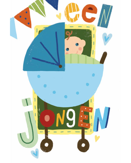 Wenskaart een jongen (F15029)