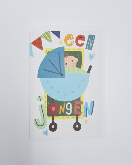 Wenskaart een jongen (F15029)