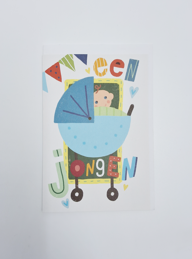 Wenskaart een jongen (F15029)