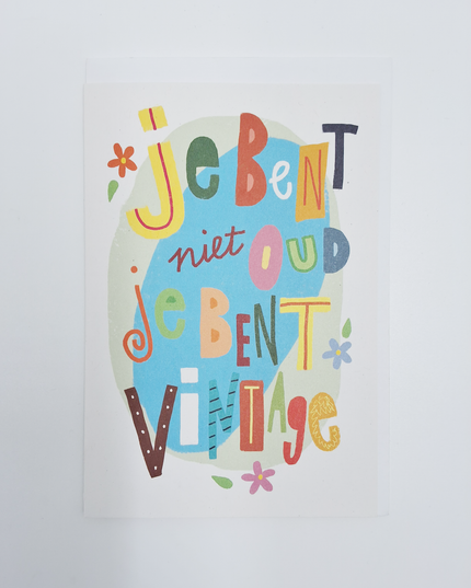 Wenskaart je bent niet oud ... (F15035)