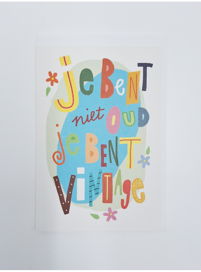 Carte de vœux : tu n'es pas vieux...