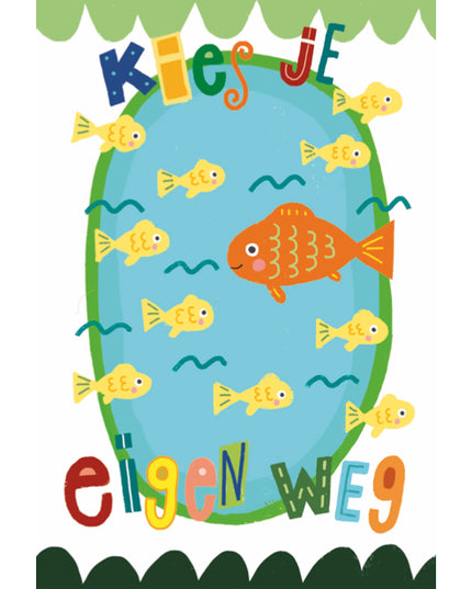 Wenskaart kies je eigen weg (F15037)