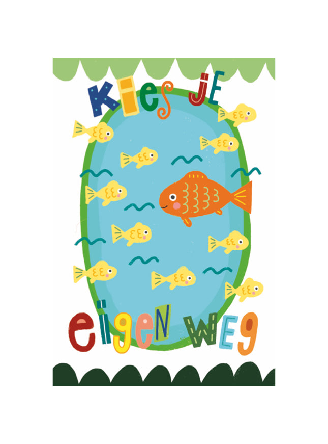 Wenskaart kies je eigen weg (F15037)