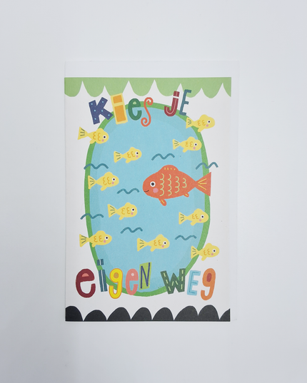 Wenskaart kies je eigen weg (F15037)