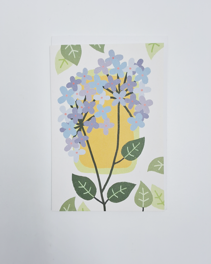 Wenskaart hortensia... (F15044)