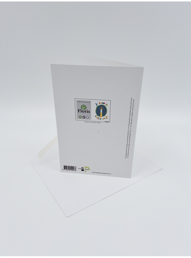 Carte de vœux J'allume une bougie pour toi