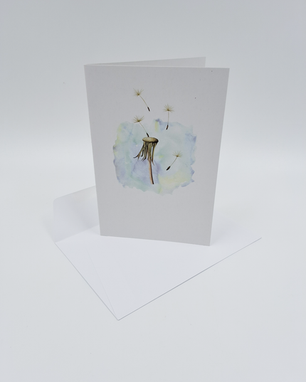 Wenskaart paardenbloem condoleance (F15206)