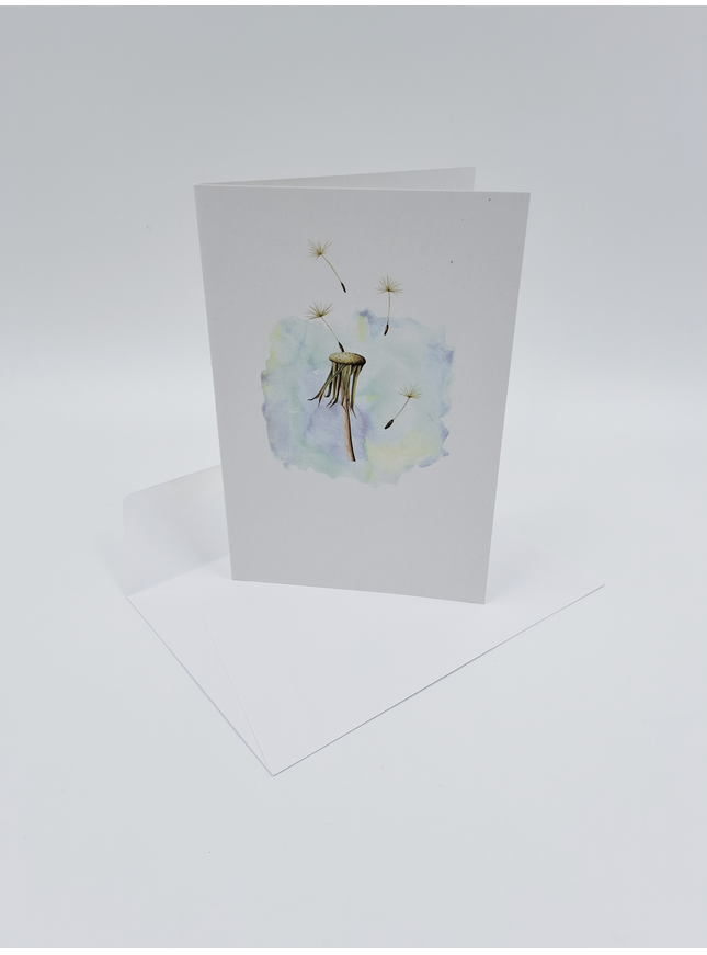 Wenskaart paardenbloem condoleance (F15206)
