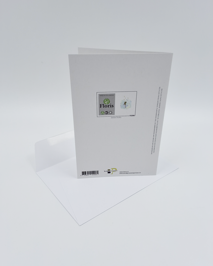 Wenskaart paardenbloem condoleance (F15206)