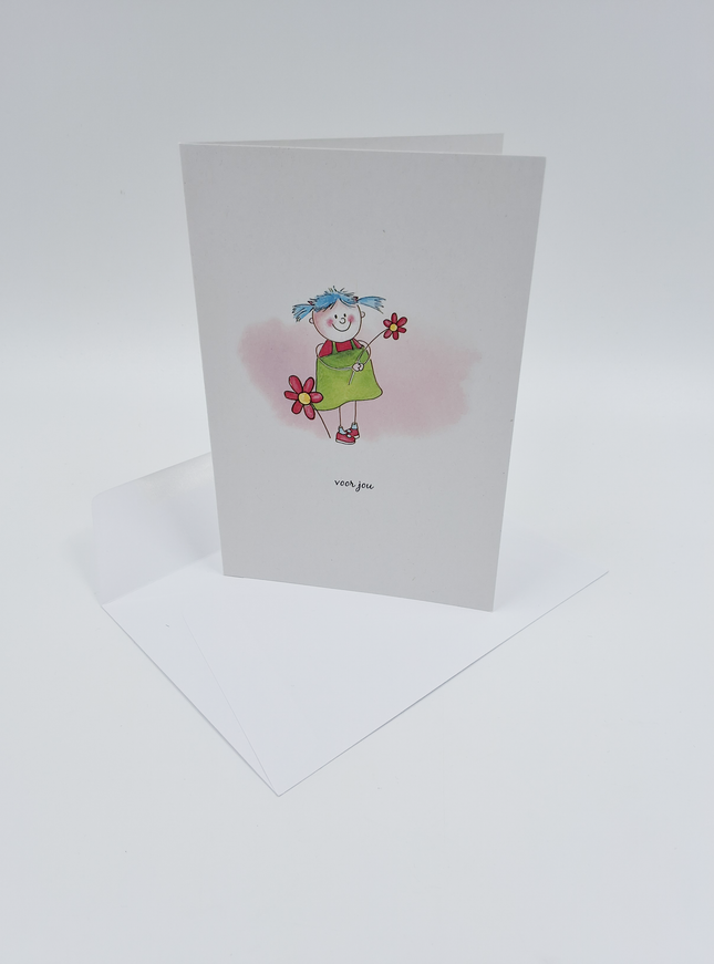 Wenskaart kindje voor jou (F15215)