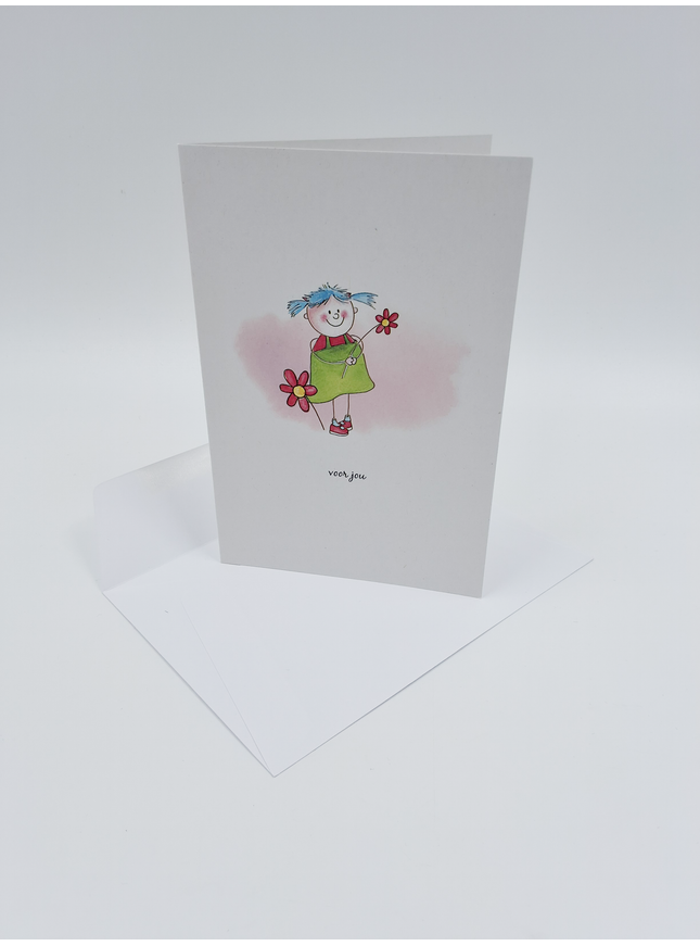Wenskaart kindje voor jou (F15215)